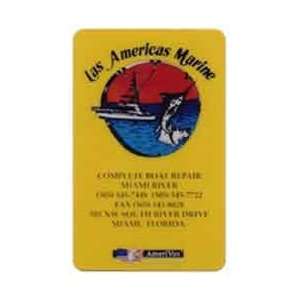   Card Las Americas Marine   Complete Boat Repair   Miami Florida PROOF