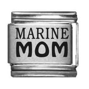  Marine Mom Laser Italian Charm Jewelry