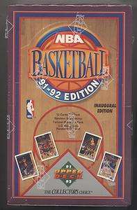 1991/92 Upper Deck Basketball Low # Box Inaugural Ed. HOBBY FACTORY 