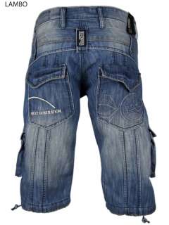 Mens Denim Long Jean/ Cargo Shorts Crosshatch Nxt Gen  