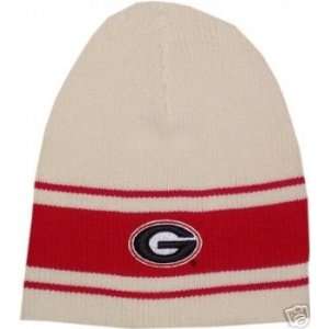   Gametime Red Stripes Beanie Hat by the Game: Sports & Outdoors