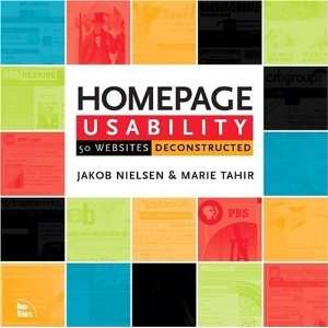   Usability 50 Websites Deconstructed [Paperback] Jakob Nielsen Books
