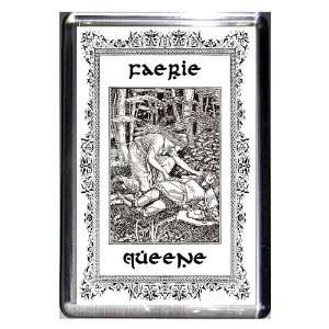   ) Acrylic Fridge Magnet Walter Crane Faerie Queen 40: Home & Kitchen