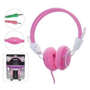 kaufease KM320 Kids DJ Style Headphone   Pink Musical 