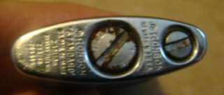 Vtg Silver Toned RONSON Standard Engraved Cigarette Lighter CAB L@@K 