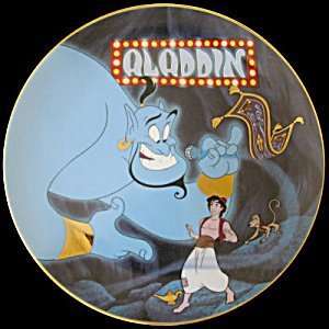 Disneys Aladdin Friends Like Me Collector Plate 