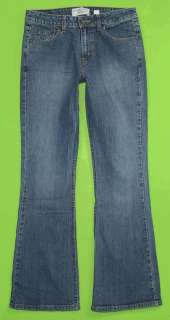 Levis Lowrise Flare sz 9 x 32 Stretch Womens Juniors Blue Jeans Denim 