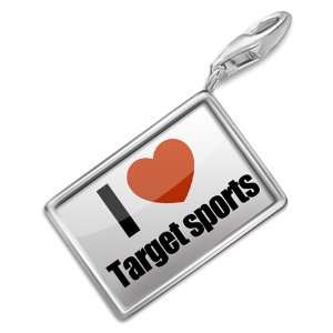 Love target sports   Charm with Lobster Clasp For Charms 