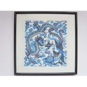  Jinshan Folk Painting   Dragon and Phoenix Everything 