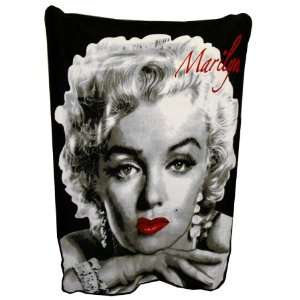  Marilyn Monroe Glamour Red Lips Famous Starlet Fleece 