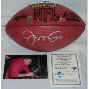  Joe Montana Autographed/Hand Signed Official NFL Football 