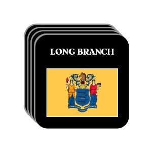  US State Flag   LONG BRANCH, New Jersey (NJ) Set of 4 Mini 