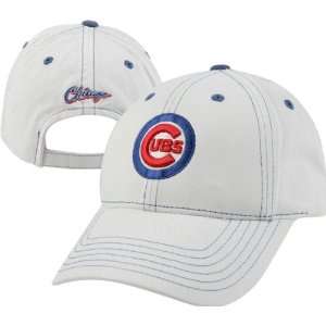 Chicago Cubs Pastime Retro Logo Washed Twill Adjustable Hat  