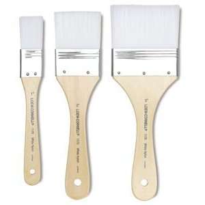 Loew Cornell Utility Brush Sets   White Nylon, Utility Brushes, Set of 