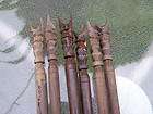 ANTIQUE CARVED WOODEN CHINESES OR JAPANESE CHOPSTICKS