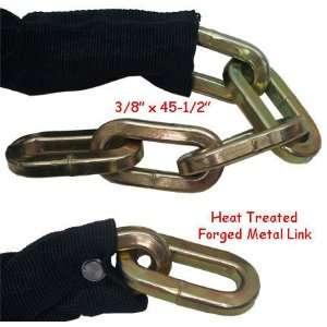  3/8 X 45.5 Square Chain Link Heat Treated Steel Sleeve 