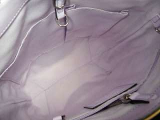 Coach Optic Purple Signature Lady Bee Tote Purse Bag  