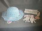 Darling~Girls~Party Set~HAT~PURSE~GLOVES~Easter~Tea Party~Church 