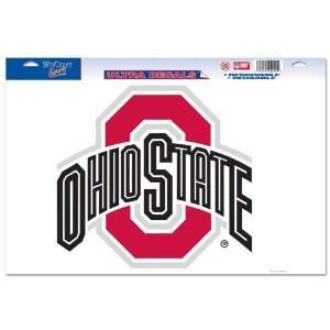  Ohio State Buckeyes Ultra Decal 11in x 17in Logo: Sports 