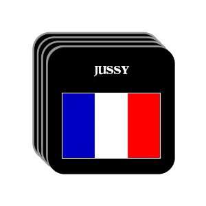  France   JUSSY Set of 4 Mini Mousepad Coasters 