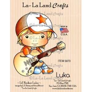  La La Land Crafts Lil Rocker Luka Rubber Stamp Arts 