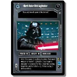   Enhanced Premiere Premium Darth Vader With Lightsaber: Toys & Games