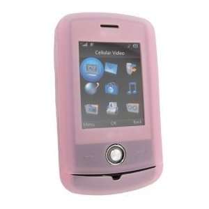  Transparent Pink Silicone Cover Soft Case Cover for AT&T LG SHINE 