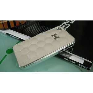  PU Leather Hard Back Case Cover For Apple iphone 4 4S 