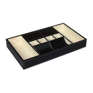  Valet Tray Leather, Desk or Dresser Organizer by Tech 