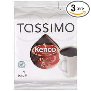 Kenco Classic Blend, 16 Count T Discs for Tassimo Brewers (Pack of 3 