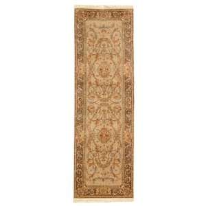 Safavieh Royal Kerman Collection RK17D Hand Knotted Beige and Tan Wool 
