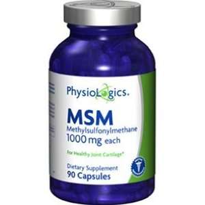  PhysioLogics   MSM 1000 mg 90 caps