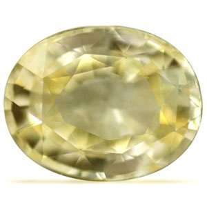  2.61 Carat Untreated Loose Yellow Sapphire Oval Cut 