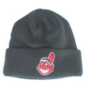  Cleveland Indians Cuffed Knit Beanie Hat 