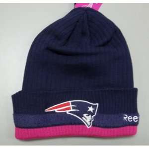   Patriots Breast Cancer Awareness Cuffed Knit Hat