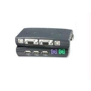  2 Port KVM Switch USB/PS 2 with Cables Electronics