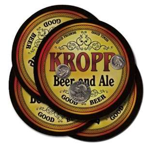  KROPP Family Name Beer & Ale Coasters 