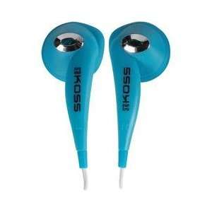  Earbud Stereophone   Clear Blue: Electronics