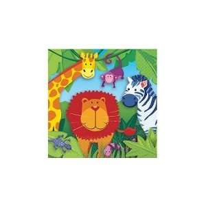  16 Ct Jungle Animals Beverage Napkins Toys & Games