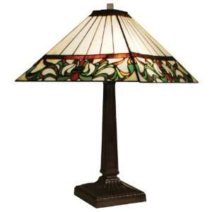 By Z Lite Viola Collection Chestnut Bronze Finish One Light Table Lamp