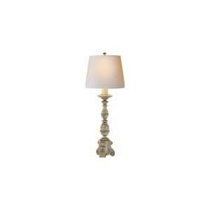  Chart House Courance Candlestick Lamp with Natural Paper 