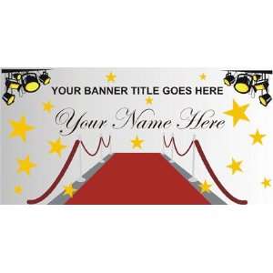  Hollywood Stars Birthday Party Banner Toys & Games