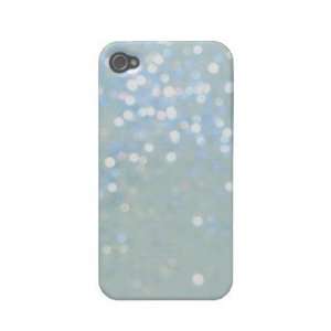 Baby Blue/White Glitter iPhone 4/4S Cover Iphone 4 Case mate Cases
