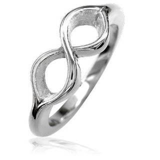  Sterling Silver Infinity Ring Size 5 (Sizes 5 6 7 8 9 