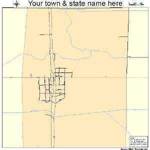  Street & Road Map of Beltrami, Minnesota MN   Printed 