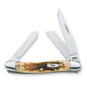  Case Amber Medium Stockman Pocket Knife: Jewelry