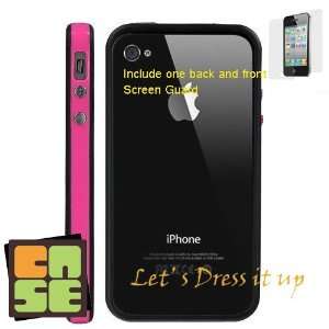  Case Square Orange Bumper Case for iPhone 4S with 1 Front 
