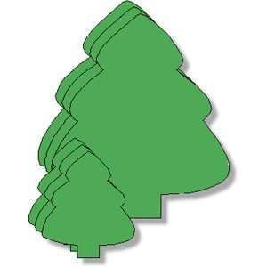  Christmas Tree (Evergreen) Solid Color Cut Outs 5, 31 