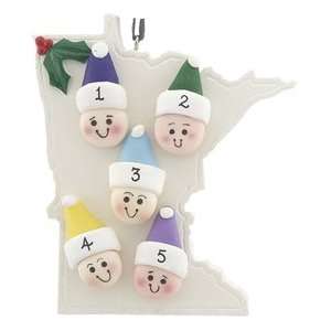  Personalized Minnesota 1 5 Christmas Ornament