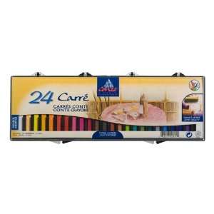  Conte Crayons   Assorted 24 Color Set